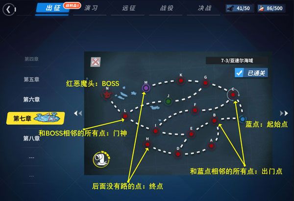 Battleship Girl r regular Map Points and Route Raiders