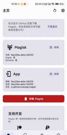Mask of Magisk Delta fox