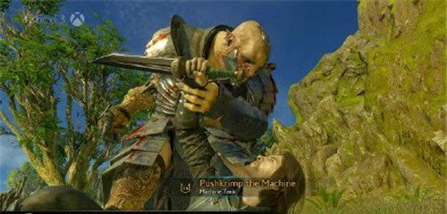In earthy world: Warlike shadow
