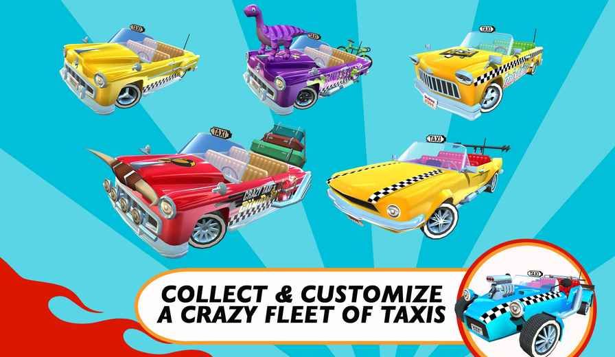 Mad taxi: City runs quickly madly