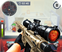 Sniper in position   