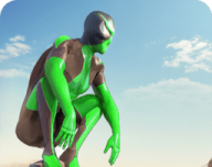 Spiderman Rope Hero: Green Superman   V1.8.5 latest edition