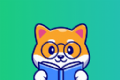 Dog Reading logo image