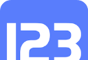 123 Cloud Disk logo image