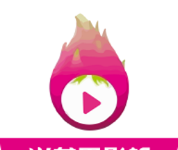 Dragon fruit film and television logo image
