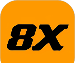 8X8x video logo image