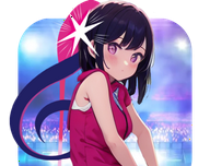 girlgirl love anime logo image