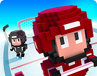 Ice Hockey Block Ice Parkour   