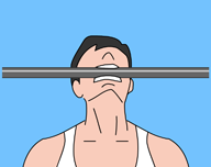 Strange horizontal bar   
