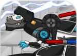 Police Car Deformed Mecha Assembling   