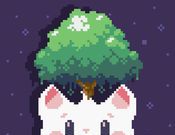 Flying cute cat   