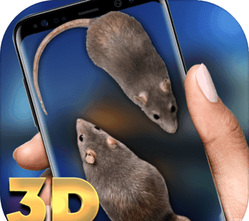 Rat on screen   
