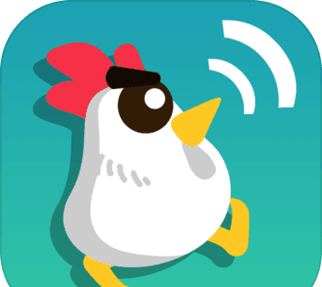 The chicken is quick to call   