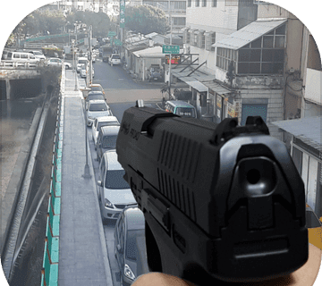 Pistol live shooting   