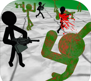 Stickman vs Zombies 3D   