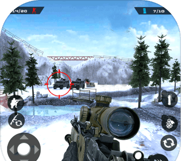 Winter Mountain Sniper   Mobile phone edition