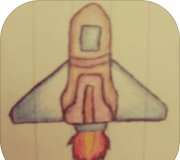 scribble small plane   