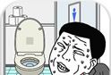 Looking for toilet   