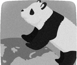 If the panda turns: the earth will turn to   