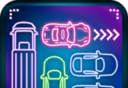 Neon car   