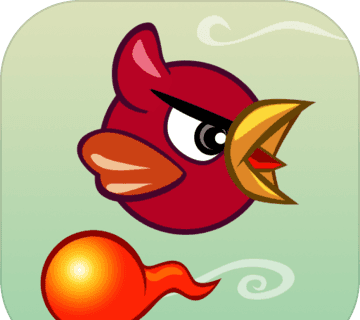 Playing bird overfire   
