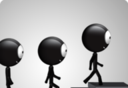 Stickman into the hole   