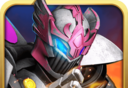 dark blue Junior Mecha Warrior   