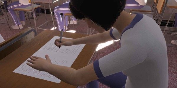 Role playing at No. 8 Middle School