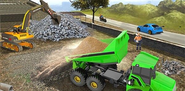 Old Driver Excavator Simulator 