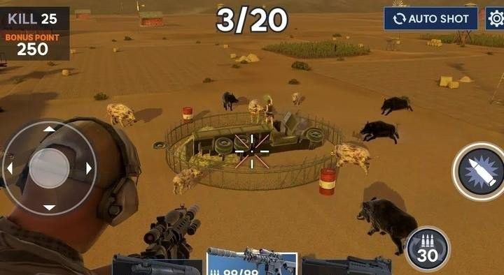 Helicopter Boar Hunting 