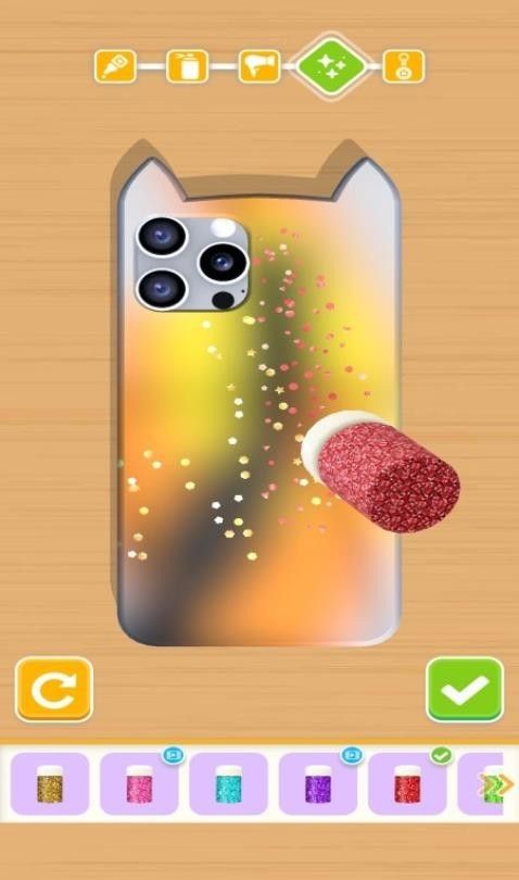 I make a mobile phone case to look good 