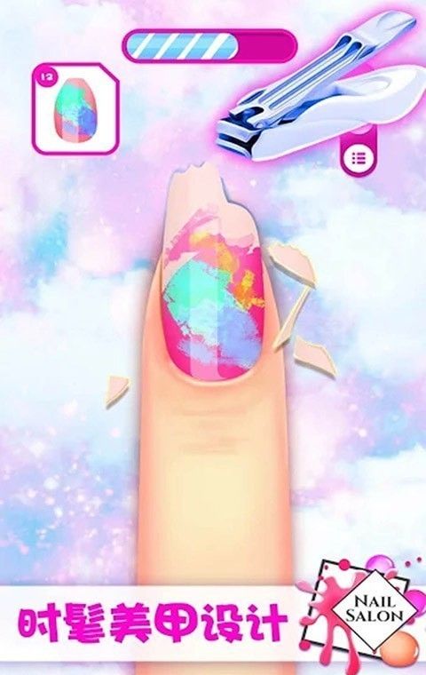 Little magic fairy change manicure 