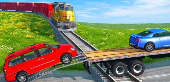 Transport truck off-road simulation 