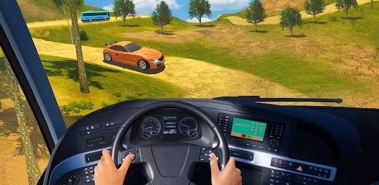 modern bus parking 3d 