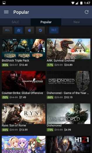 Genuine steam 