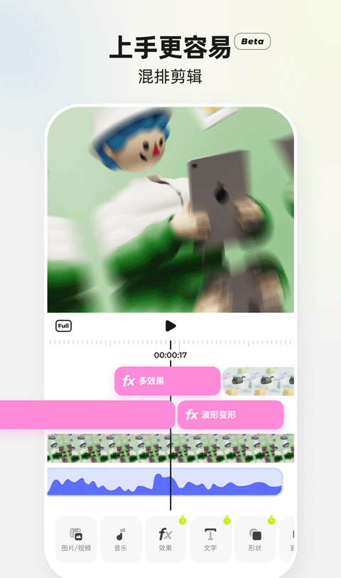 Blurrr editing software 