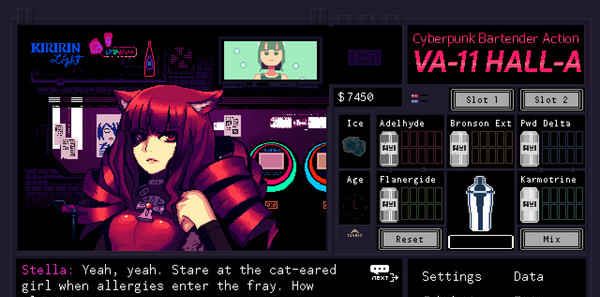 Cyberpunk Bartender Action