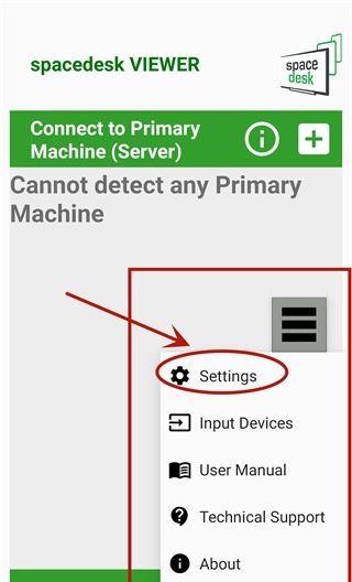 Spacedesk interface introduces a picture 2