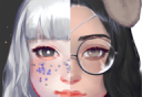 Dynamic portrait pinch face  