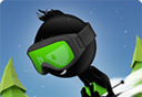 Stickman Snowboarder  logo image